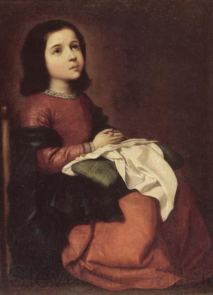 Francisco de Zurbaran The Girlhood of the Virgin